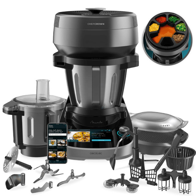 mambo cooking total gourmet y todos sus accesorios